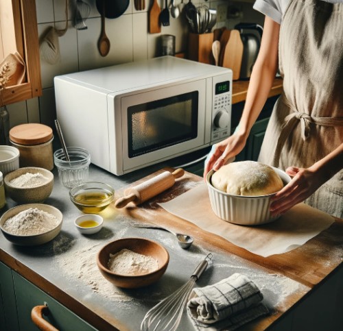 Cách làm bánh mì bằng lò vi sóng