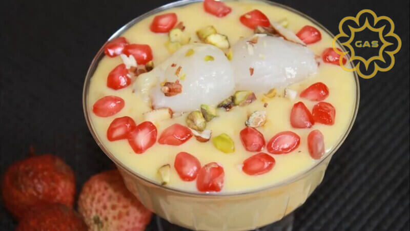 Cách Làm Pudding Vải Custard núng nính, mềm tan trong miệng