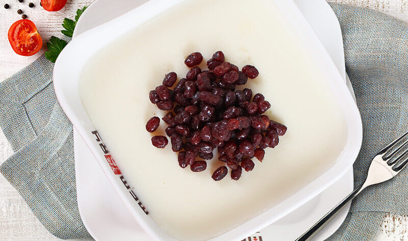 Làm ngay pudding đậu đỏ thơm mềm – tan trong miệng